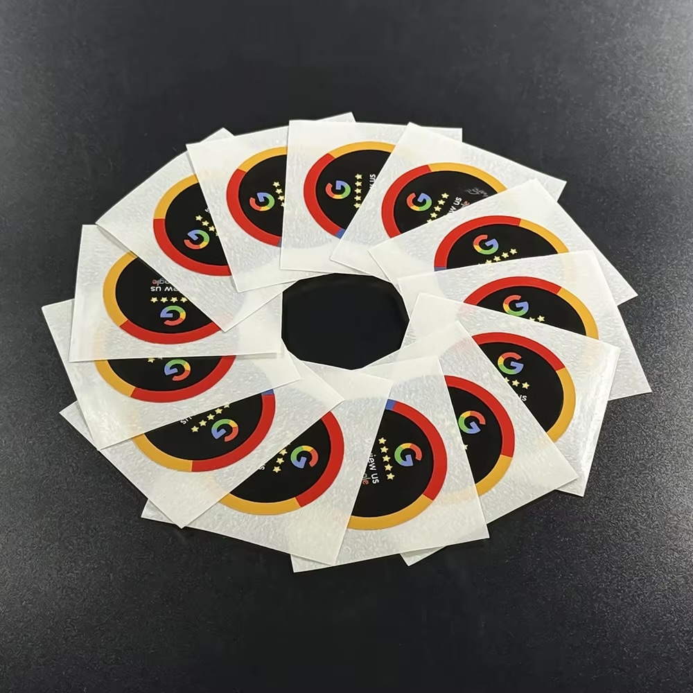 Lot de 10 étiquettes NFC Google — Ø 30 mm